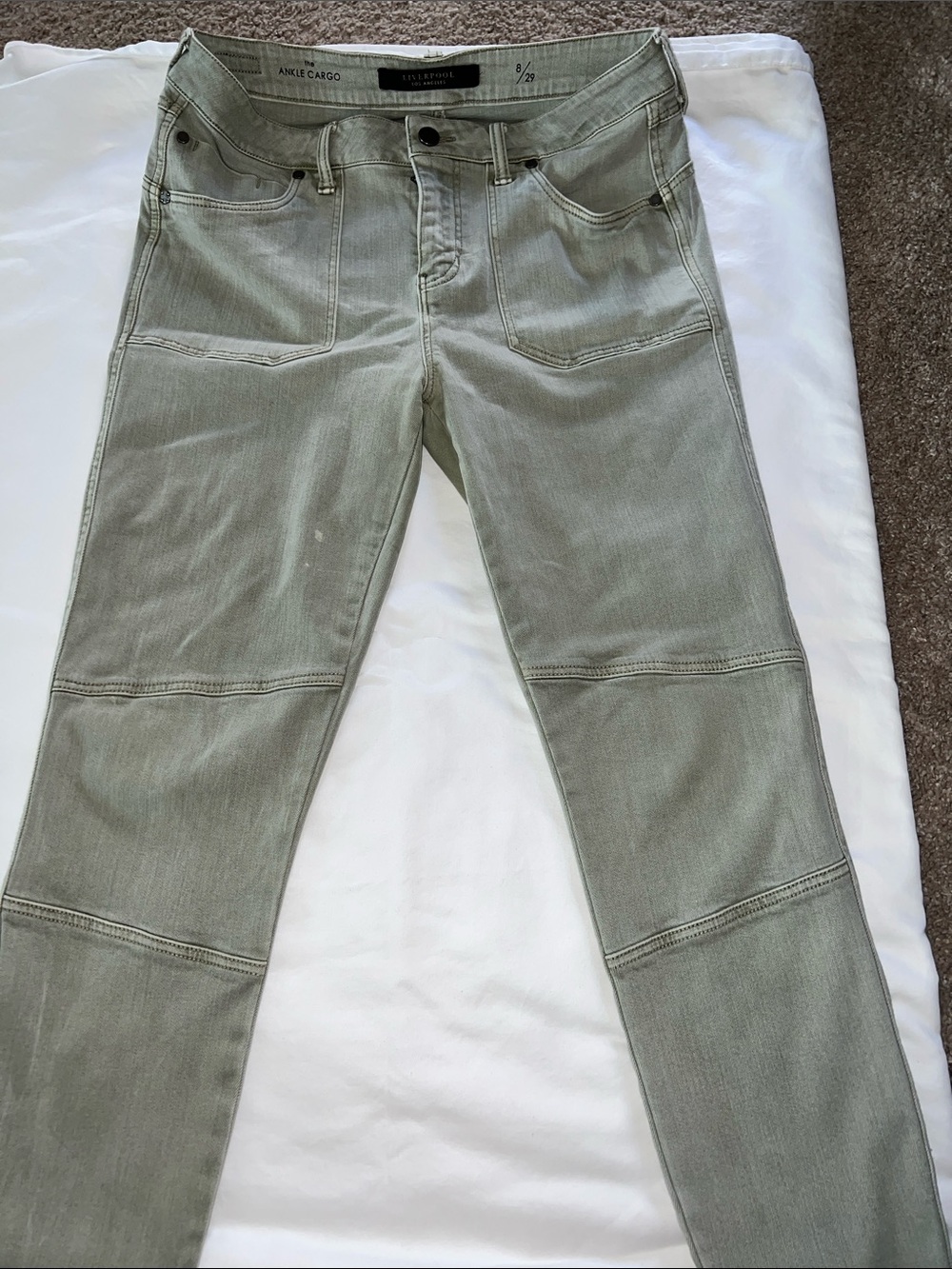 Liverpool Ankle Cargo Jeans | Size 8 / 29